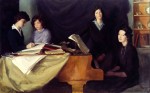 Charlotte, Caroline, Antonia and Sarah Williams, New Zealand, 1960