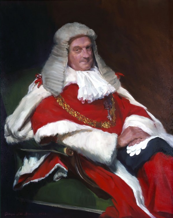 Lord Lane, A.F.C., Lord Chief Justice of England, 1982