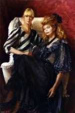 Nicky and Charlotte Howorth, 1984