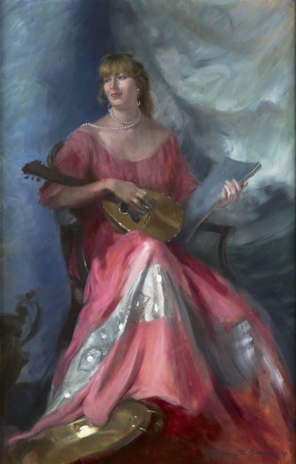 The Pink Dress - Homage to Pellegrini, 1994 The Pink Dress - Homage to Pellegrini, 1994
