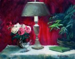 7. Quogue Lamp and Silver Bowl (2)